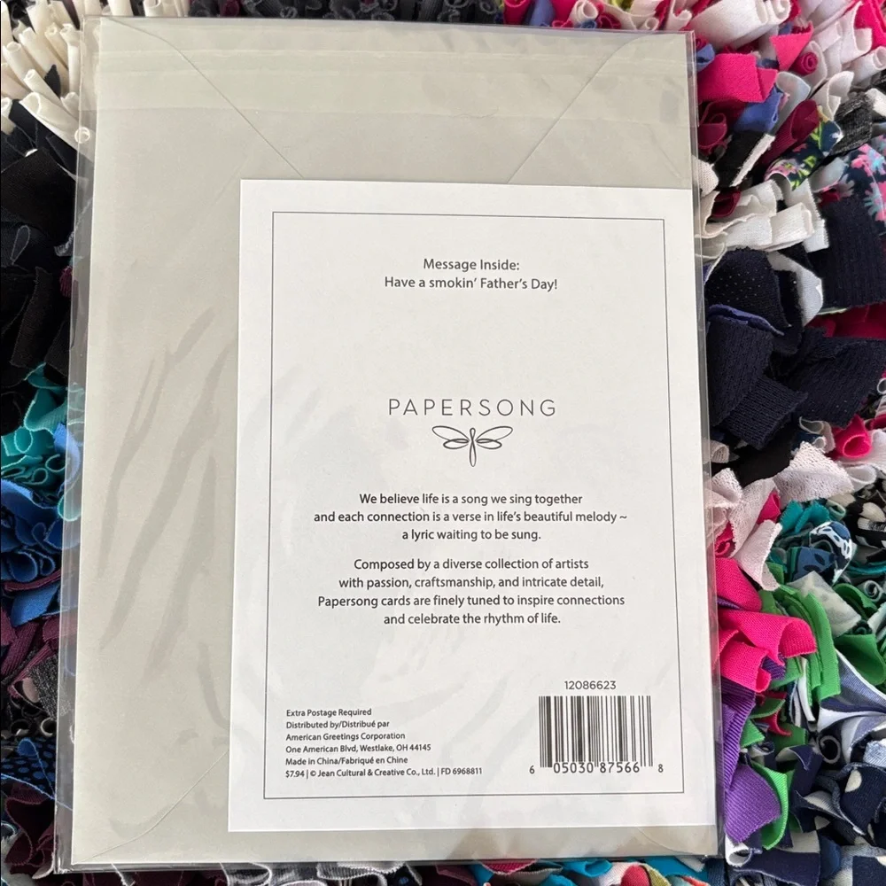 🆕American Greetings-Papersong Father’s Day Greeting Card